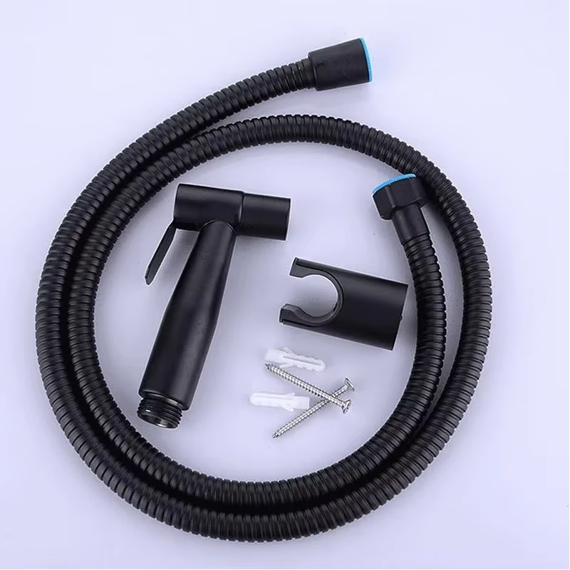 Toilet Fill Valve - 화장실 비데 수도꼭지 블랙 핸드헬드 스프레이어