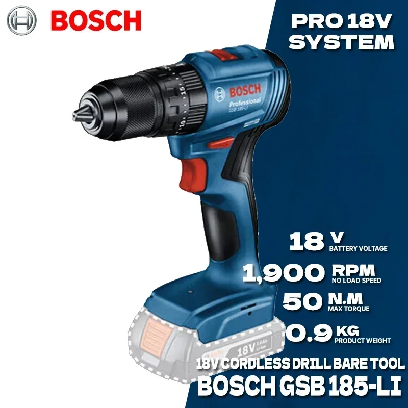 Bosch Drill Gsb 18V - BOSCH GSB 185-LI 브러시리스 무선 임팩트